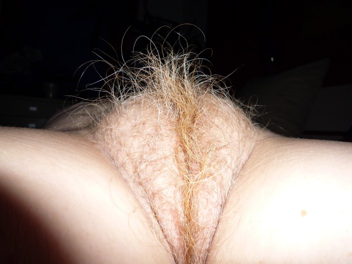 The first hair on the vagina