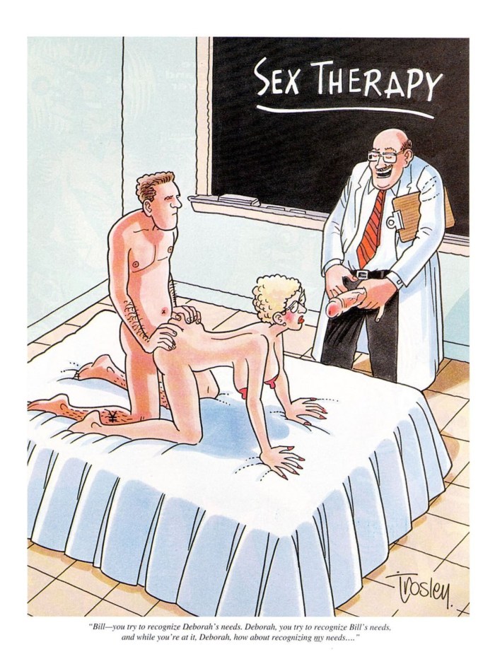 Pornographic caricatures