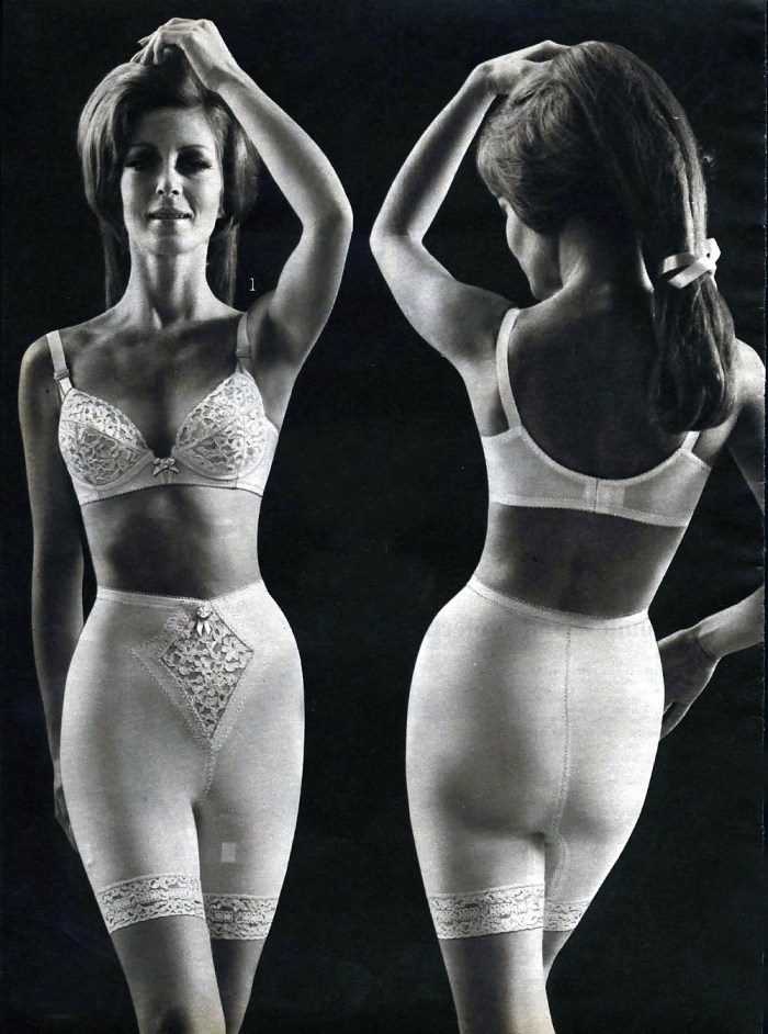 Retro and vintage female underwear