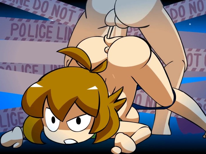 Mighty Switch Force Patricia Wagon Rule34 GIF
