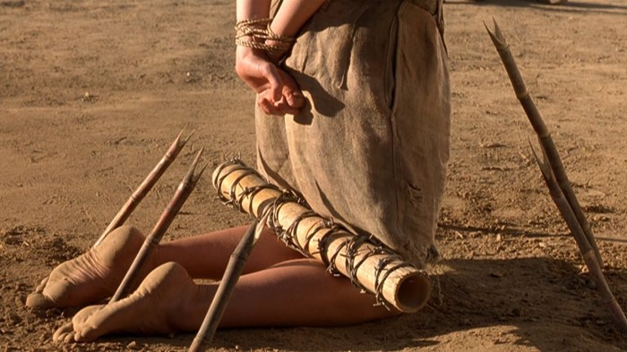 Cruel spanking of the girl BDSM