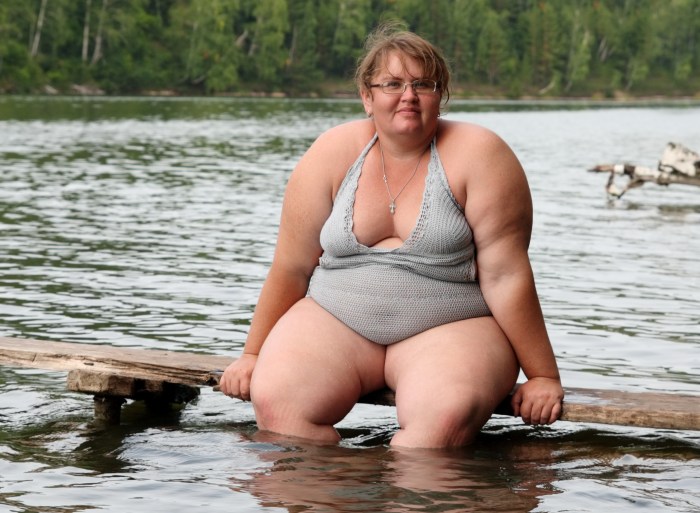 Older women in shorts