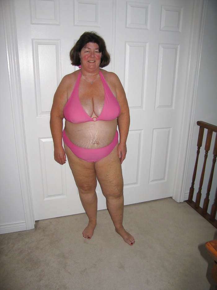 Elderly bbw in stockings