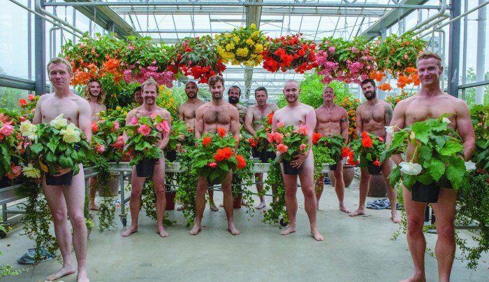 Naked gardener day