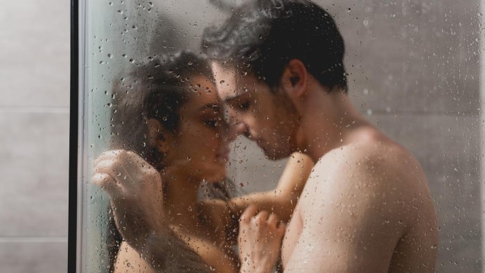 Shower together with a girl