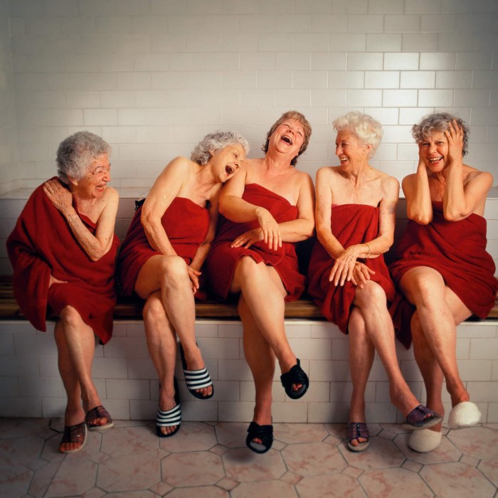 Beautiful naked women aged