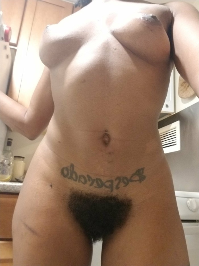 Hairy male pubis
