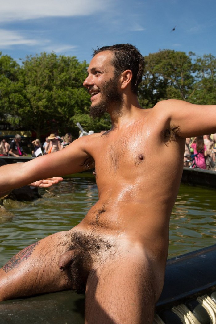 Naked guys on a nudic beach