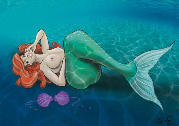 Naked mermaids with big tits