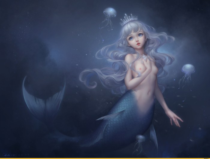 Cute mythical girls naked