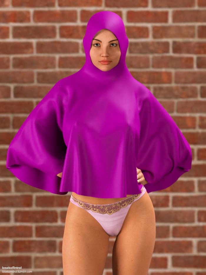 Muslims in underwear