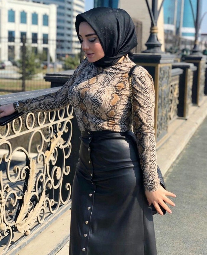 Julianna Vega in a hijab