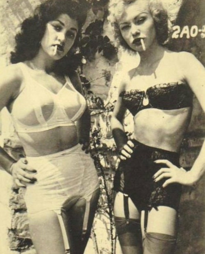 Vintage retro transvestites