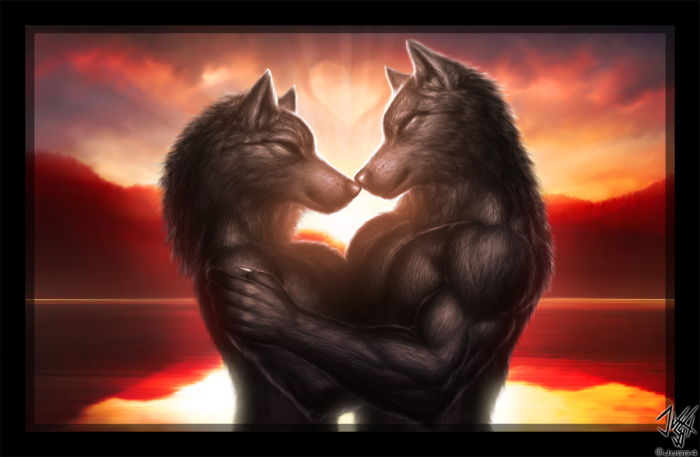 A guy with a girl in the dark