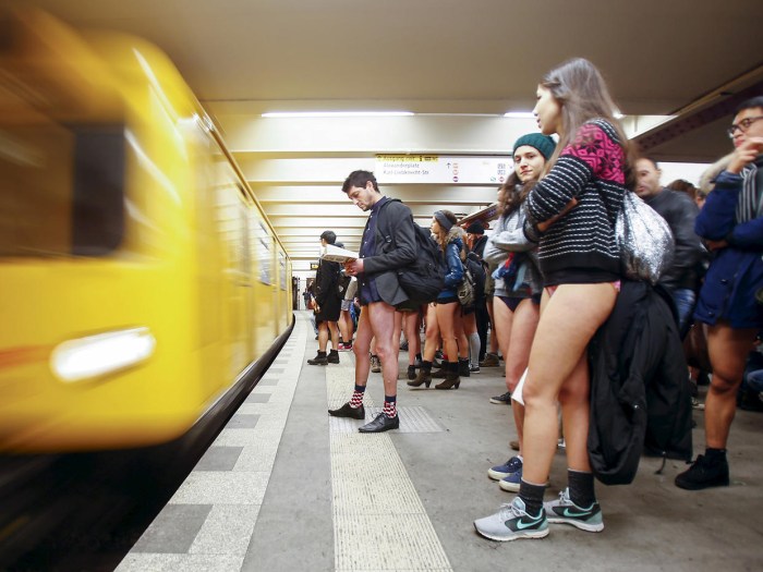 No Pants Subway Ride Moscow