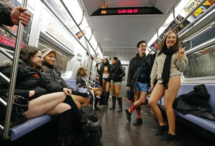 Day without pants in New York