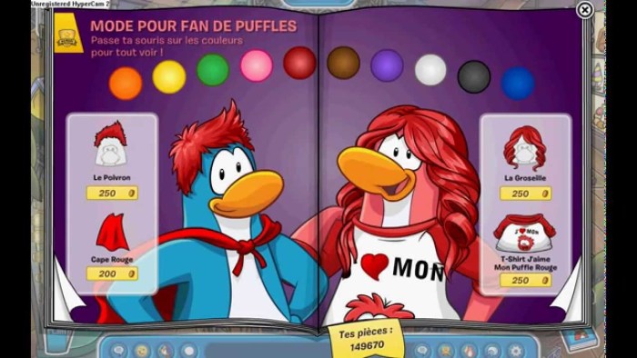 Puffle from the Penguin Club