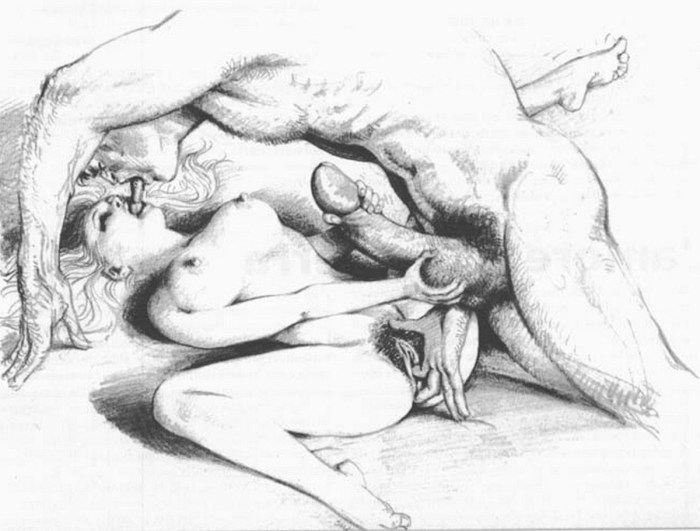 Pornographic drawings Anal