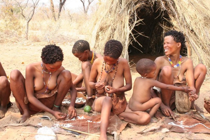 Naked women of wild tribes