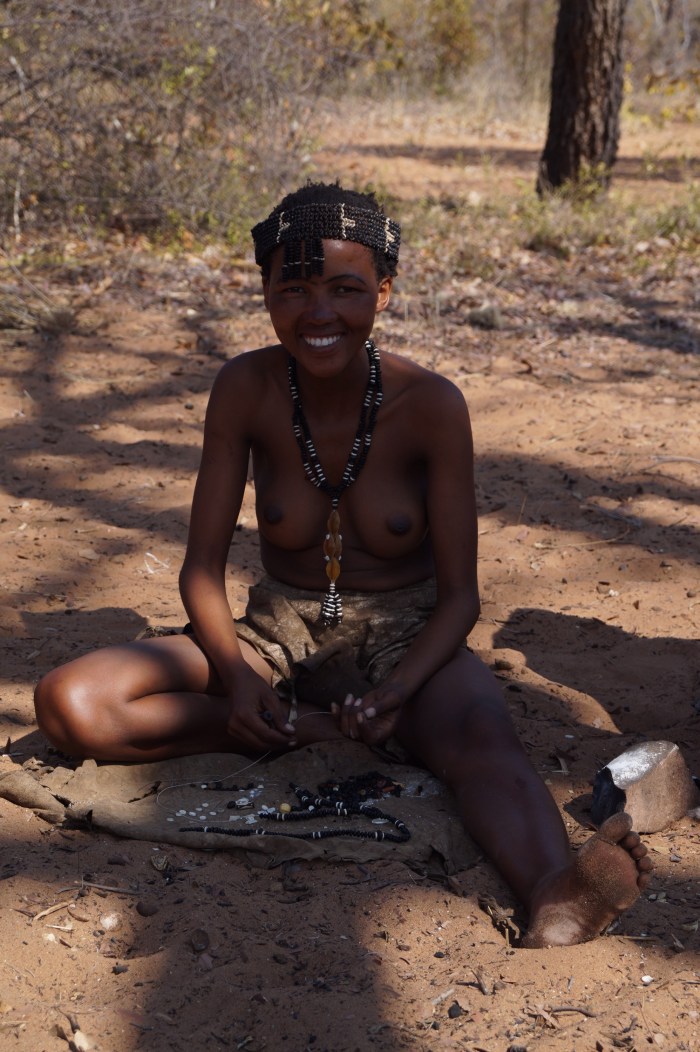 Namibia. The Khimba Broke is naked