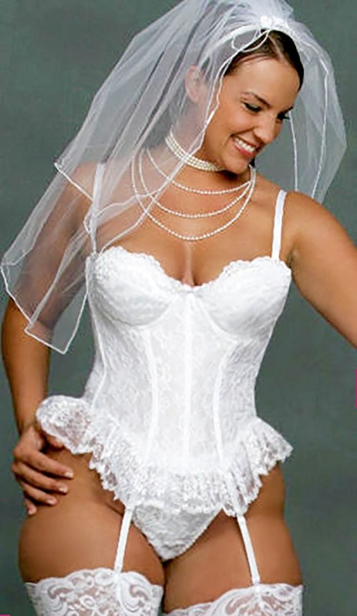 Erotic wedding dress