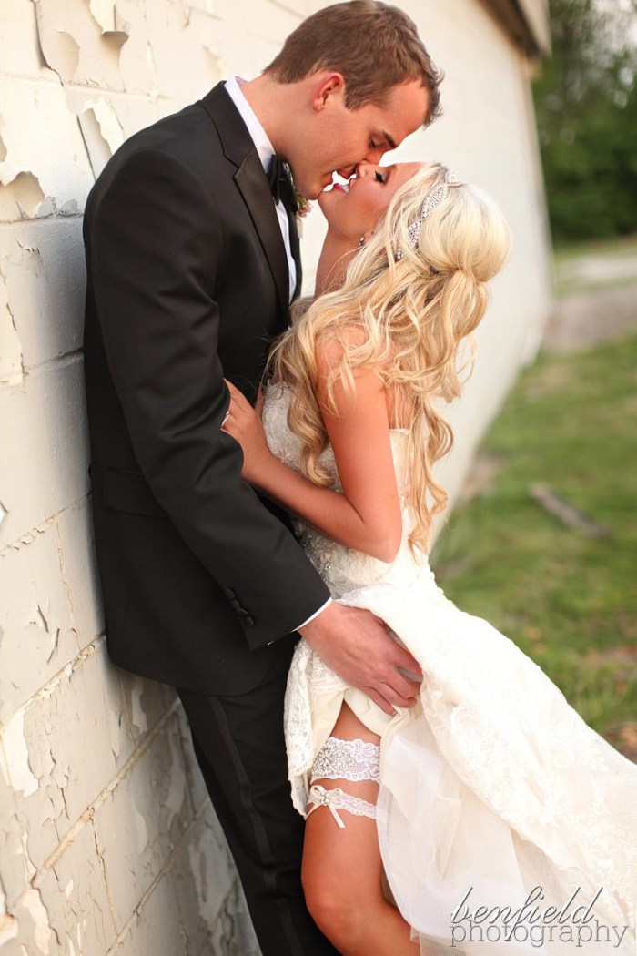 Blonde and groom