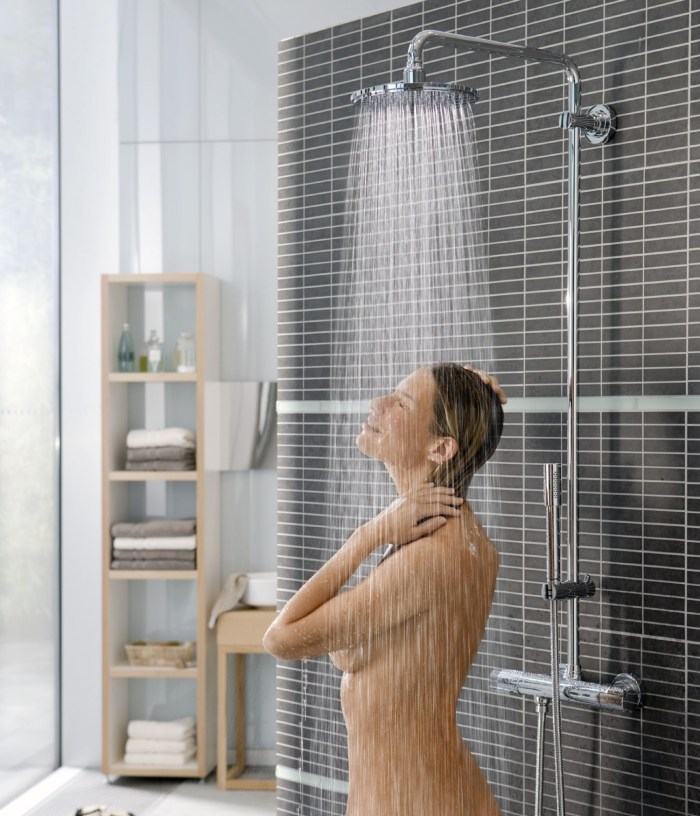 Lovers under the waterfall