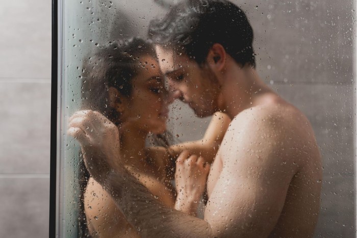 Shower together with a girl