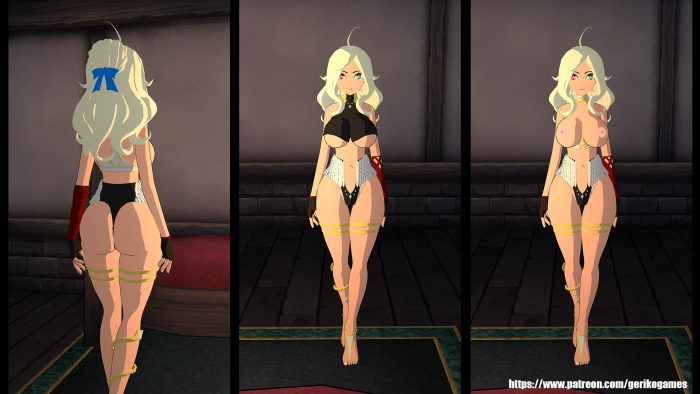 Under the skirt of elderly women