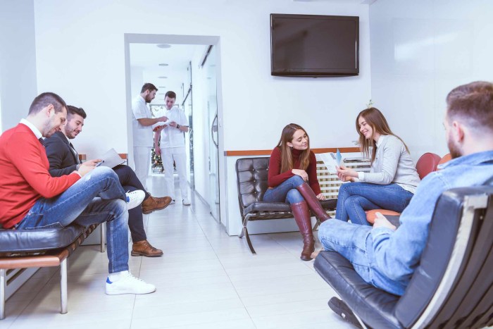 Hospital reception