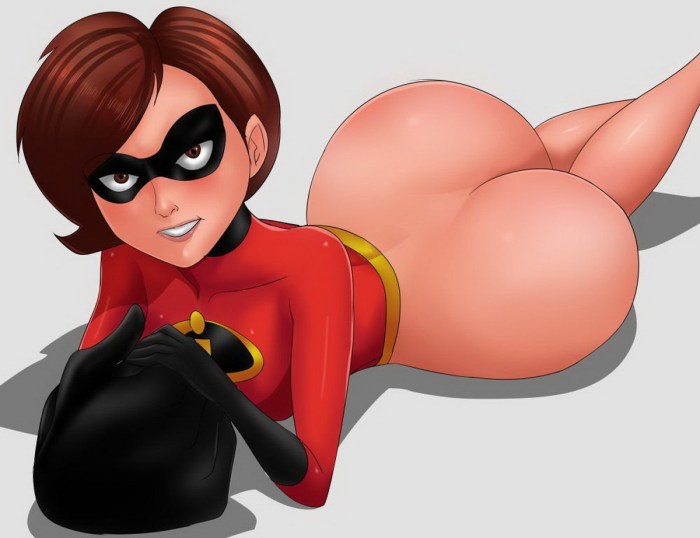 Hentai ass Helen Parr