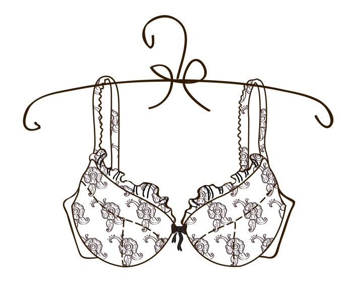 Sketch of the bra