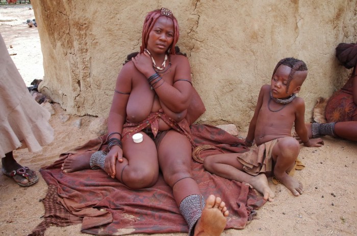 Naked women of wild tribes
