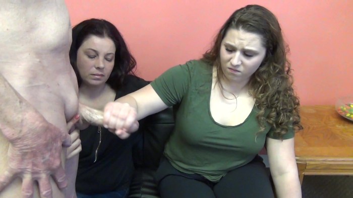 Cfnm teen handjob amateur