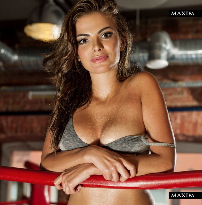 Sofya Tartakova in the magazine Maxim