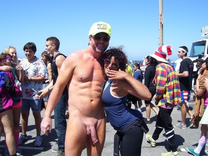 Naked blacks guys on the street