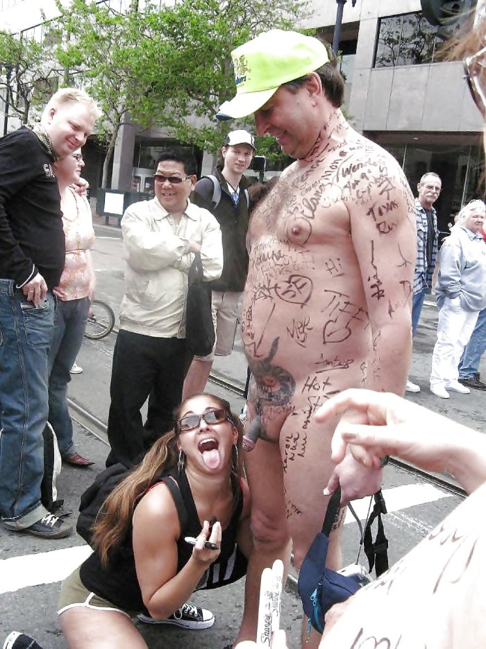 Naked guys in public exhibitionists