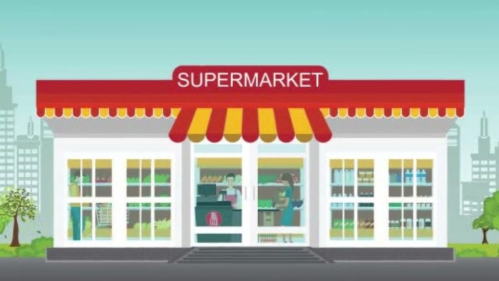 Shop building Vector