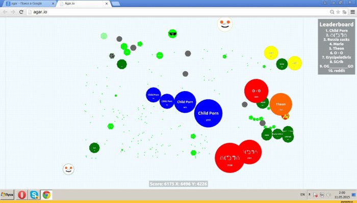 I am looking for Agario