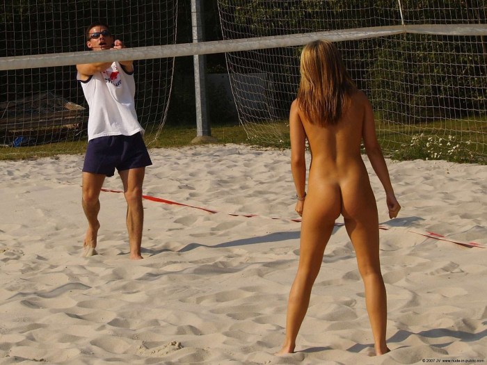 Beach volleyball Nude Pussy