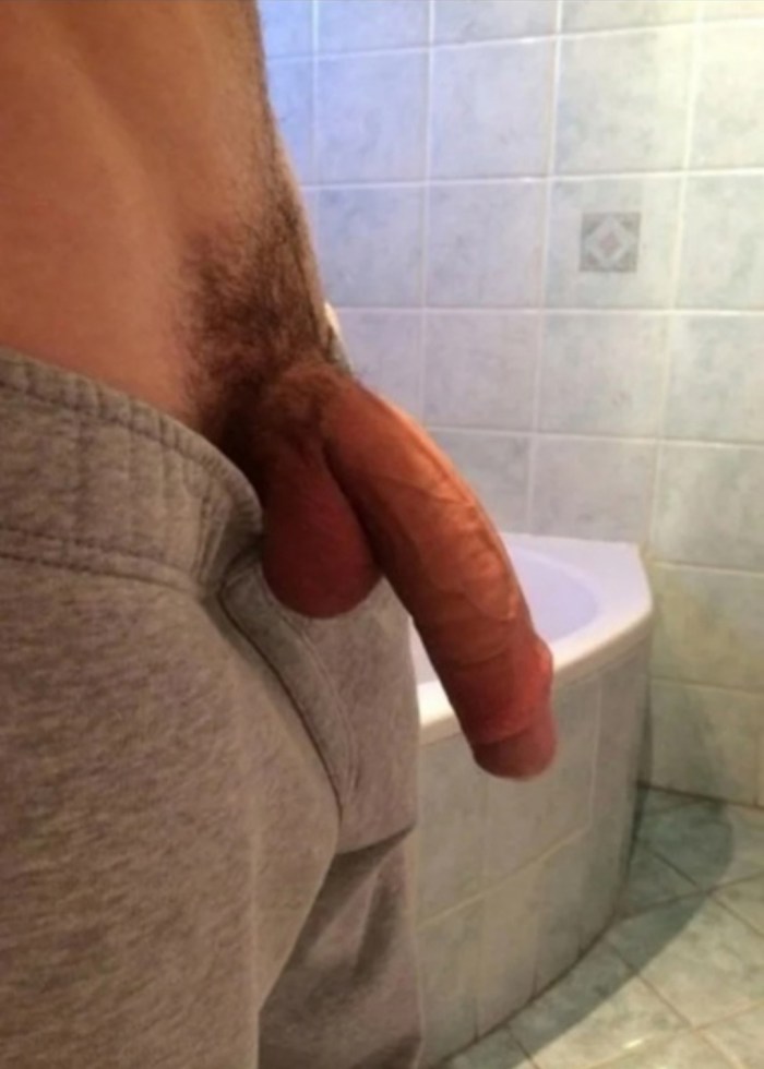Pornhub Hanging Balls Under My Big White Dick