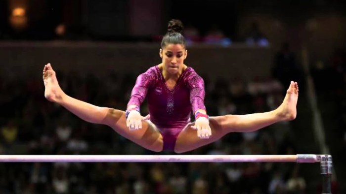 Sports gymnastics nude