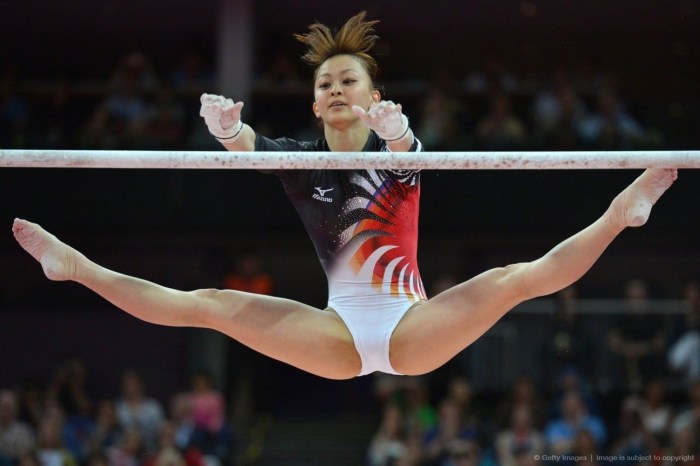 Naked women play sports