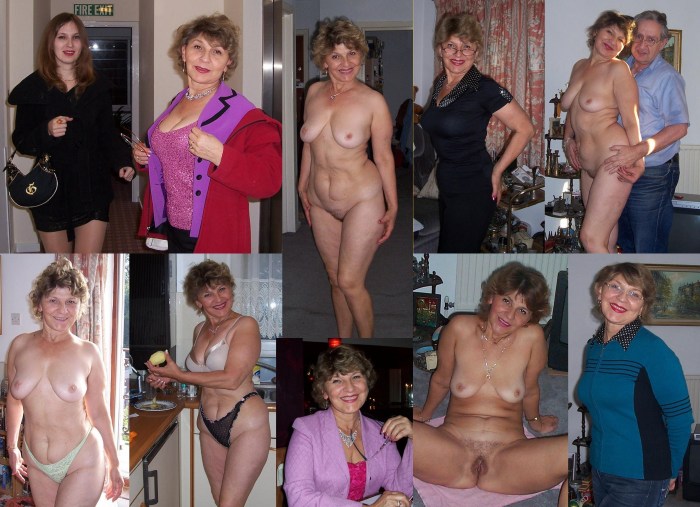 Sprinkable pussy of mature Dress undress