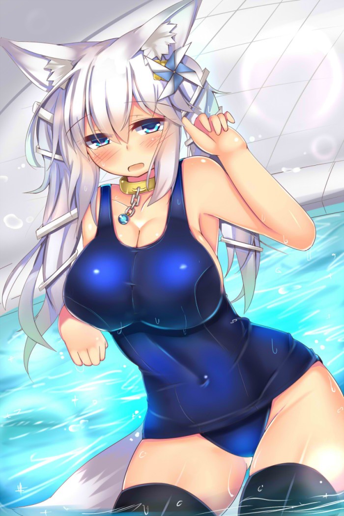Anime girls in swimsuits