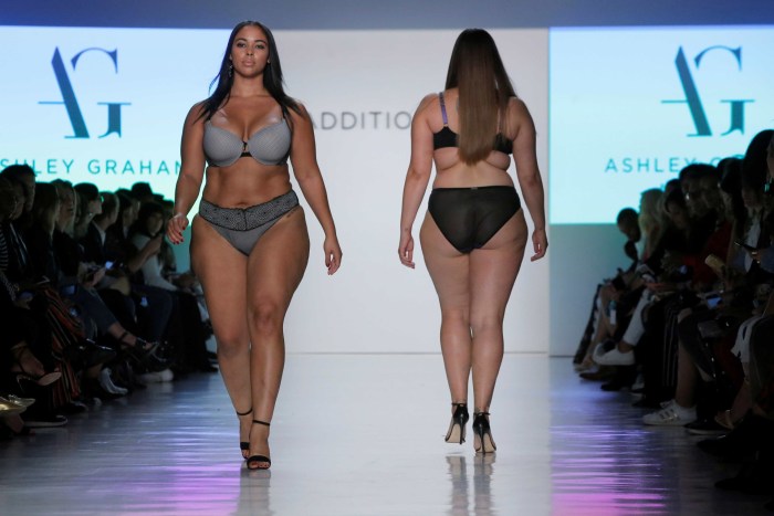 Lush models on the catwalk