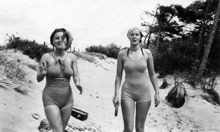 Girls on the beach, Krantz, Germany, 1937