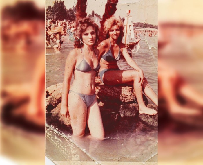 Girls of the USSR in swimsuits