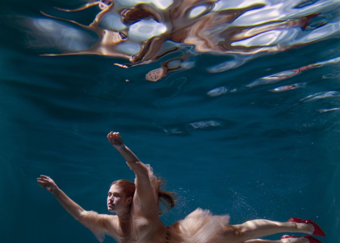 Naked elderly women in the bathroom