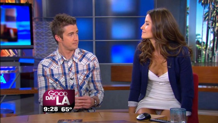 The host lit up panties